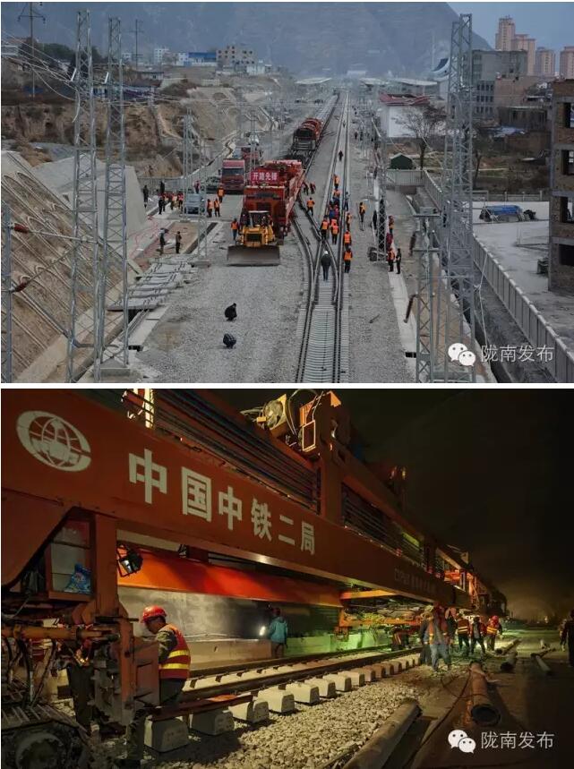 蘭渝鐵路最新進展!除胡麻嶺隧道外已全線鋪通