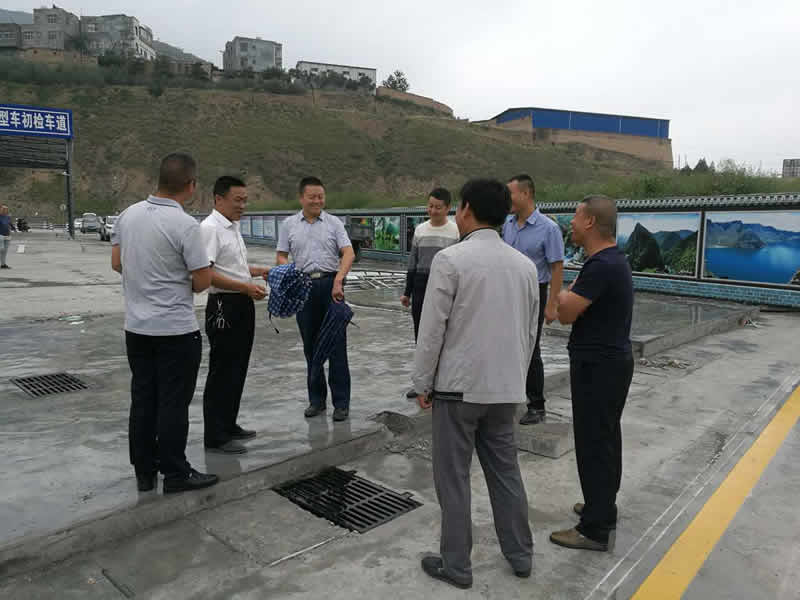 副總經理孫宏雷一行赴子公司檢查指導工作
