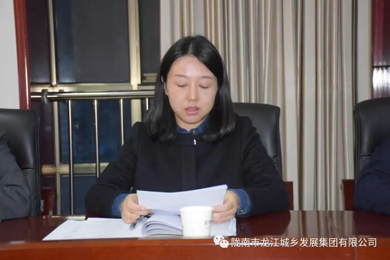 市龍江城鄉發展集團黨委召開專題民主生活會