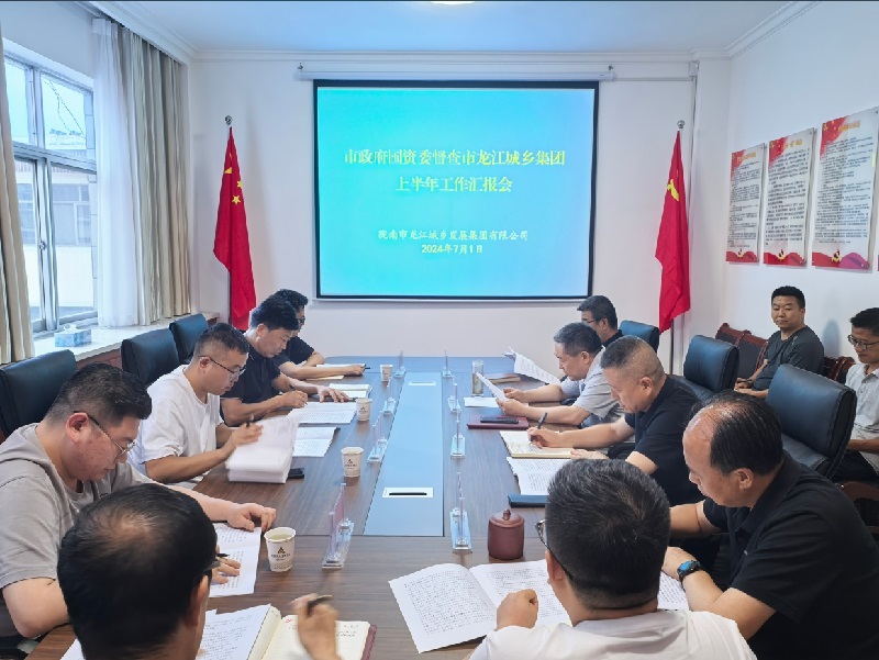 市政府國資委督查市龍江城鄉(xiāng)集團(tuán)公司上半年重點(diǎn)工