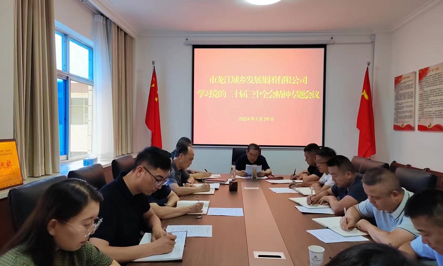 市龍江集團(tuán)召開黨委（擴(kuò)大）會議傳達(dá)學(xué)習(xí)貫徹黨的二